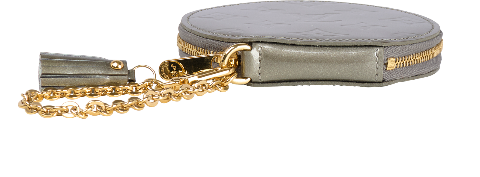 Louis Vuitton Vernis Coin Purse, &pound;280, Accessories, Khaki, Patent Leather, Top view